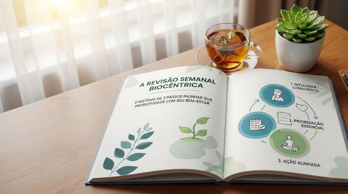 A Revisão Semanal Biocêntrica O Sistema de 3 Passos para Alinhar sua Produtividade com seu Bem-Estar