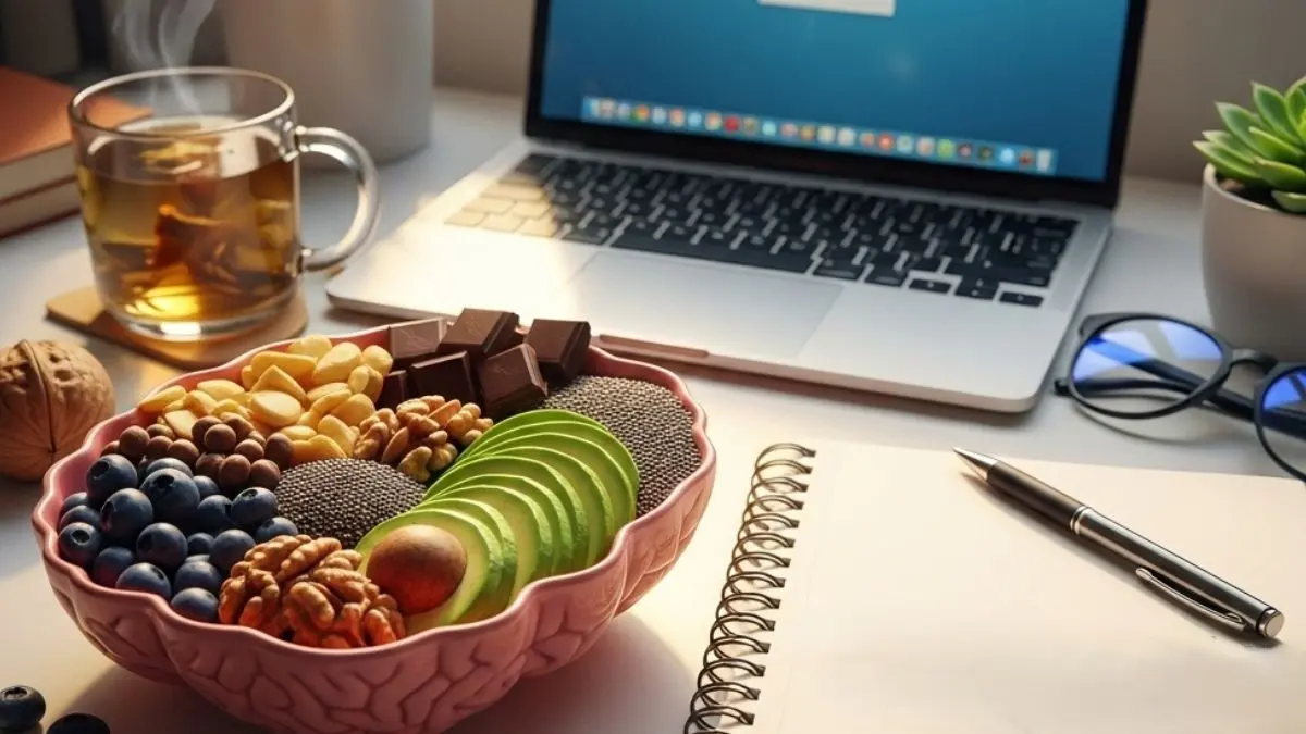 Combustível para o Cérebro O Guia com 5 Estratégias de Nutrição para Acabar com a Fadiga Mental no Home Office