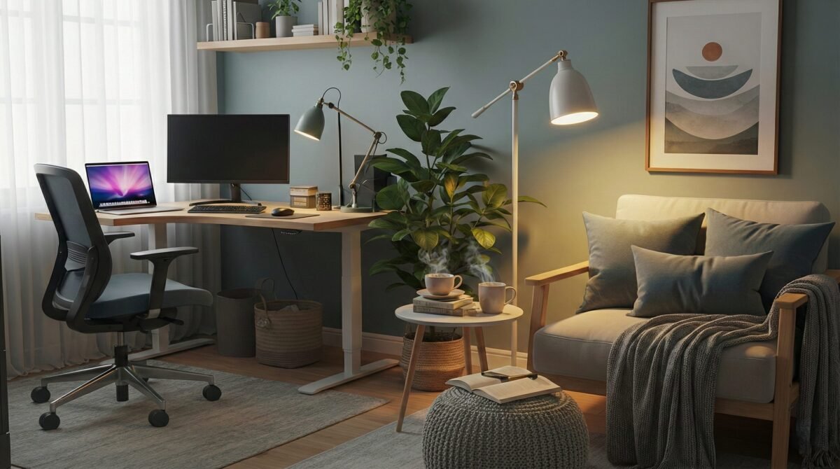 O Terceiro Espaço Como Criar uma 'Zona de Descompressão' Pós-Trabalho no seu Home Office