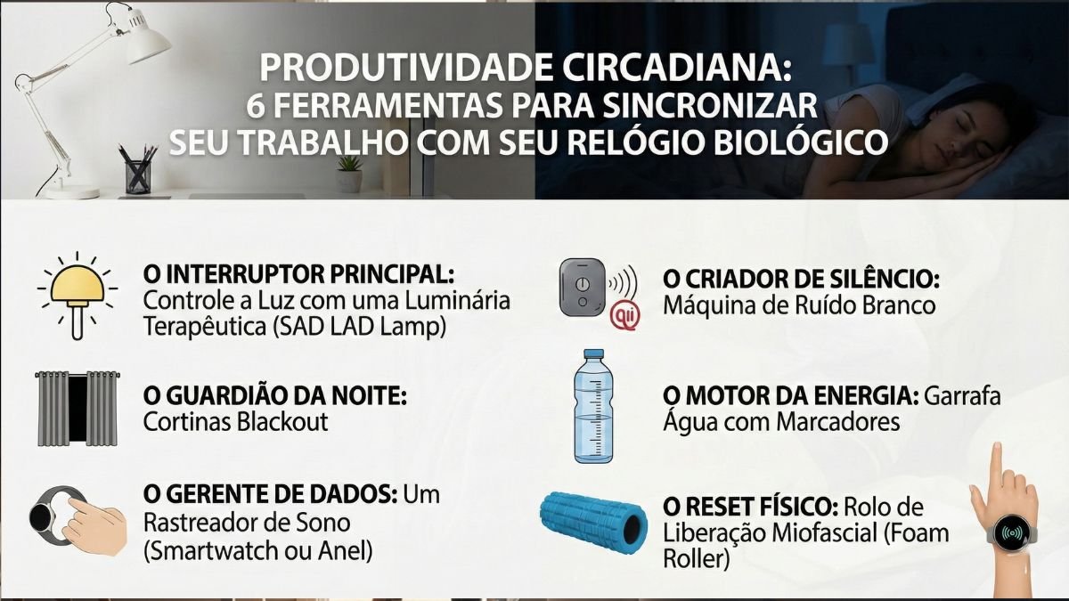 Produtividade Circadiana 6 Ferramentas para sincronizar seu Trabalho com seu Relogio Biologico